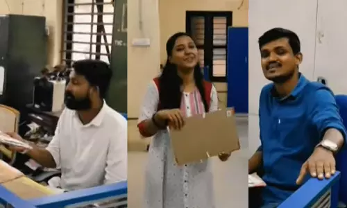 നഗരസഭ ഓഫീസിനുള്ളിൽ റീൽസ് ചിത്രീകരണം; എട്ട് ഉദ്യോഗസ്ഥർക്ക് കാരണം കാണിക്കൽ നോട്ടീസ് നഗരസഭ ഓഫീസിനുള്ളിൽ റീൽസ് ചിത്രീകരണം; എട്ട് ഉദ്യോഗസ്ഥർക്ക് കാരണം കാണിക്കൽ നോട്ടീസ്