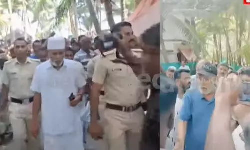 ലക്ഷദ്വീപിൽ പണ്ടാര ഭൂമി സർവേക്കെത്തിയ ഉദ്യോഗസ്ഥരെ പ്രതിഷേധക്കാർ തടഞ്ഞു