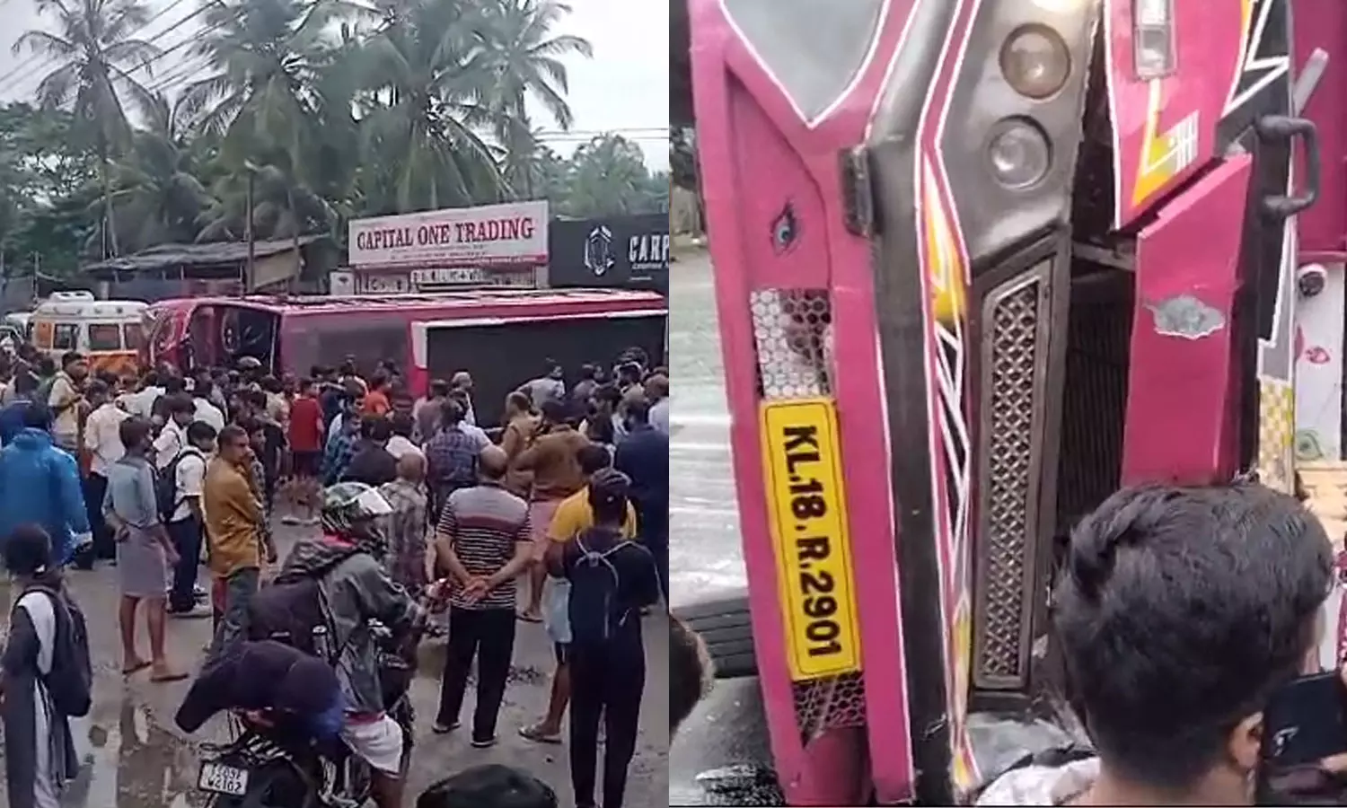 Kozhikode ,bus accident Kozhikode,korappuzha,latest malayalam news,ബസപകടം,കോരപ്പുഴ പാലം,കോഴിക്കോട് ബസ് അപകടം
