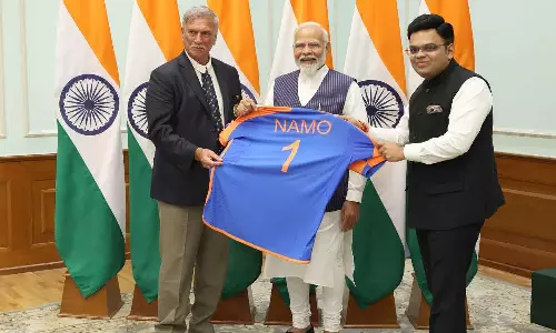 BCCI gifts special ‘NAMO’ India jersey to PM Modi