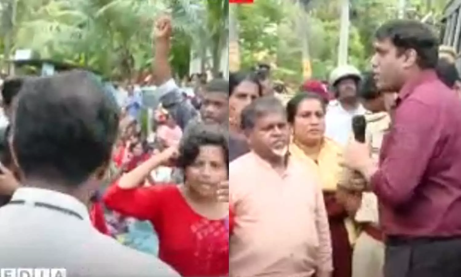 Peoples protest in Kochi Kannamali seeking solution to the sea turbulence