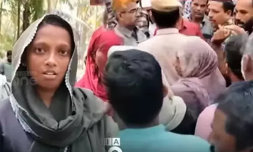 Protest against the survey in Lakshadweep continues today