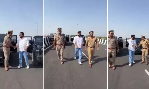 റിയൽ എസ്റ്റേറ്റ് ബ്രോക്കറുടെ സെക്യൂരിറ്റി ഉദ്യോഗസ്ഥനായി ഇൻസ്റ്റഗ്രാം റീൽ; യു.പിയിൽ രണ്ട് എസ്.ഐമാർക്ക് സസ്‌പെൻഷൻ