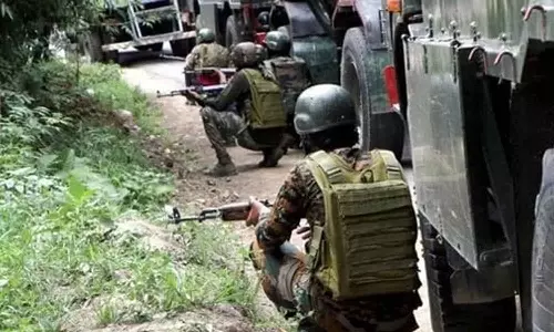 terrorists attack Army vehicles in Kathua