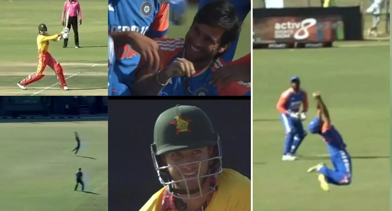 അമ്പമ്പോ എന്തൊരു ക്യാച്ച്; ഫീൽഡിങിൽ വിസ്മയിപ്പിച്ച് വീണ്ടും ബിഷ്‌ണോയ്-വീഡിയോ