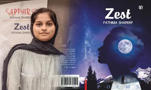 Reading of Zest poetry book by Fathima Shareef