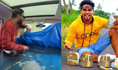 Controversial YouTuber Sanju Techi was the chief guest at the government event