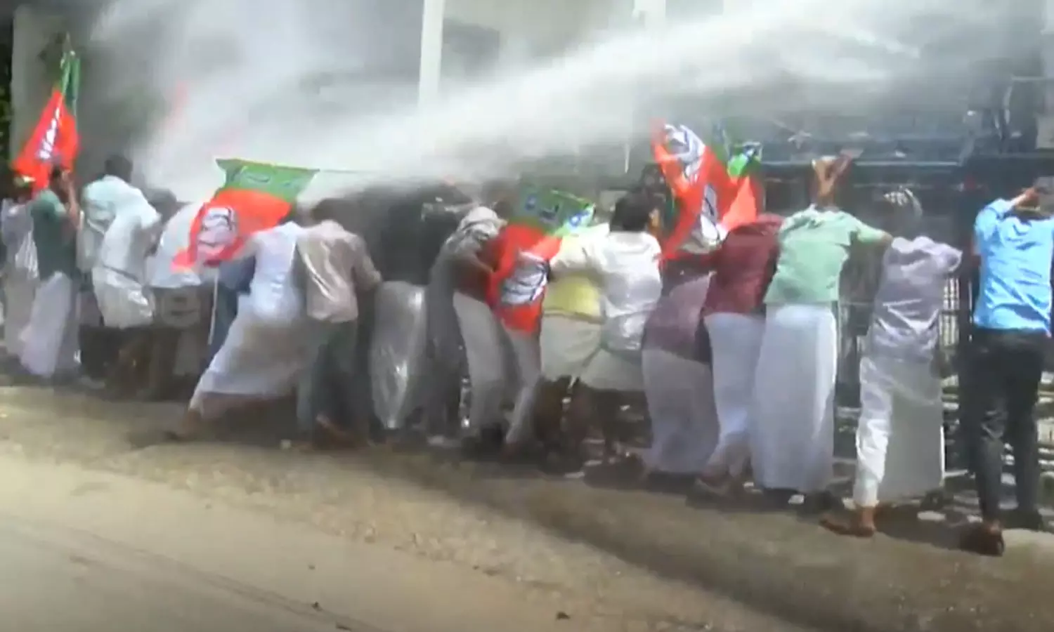 yuvamorcha protest yuvamorcha protest