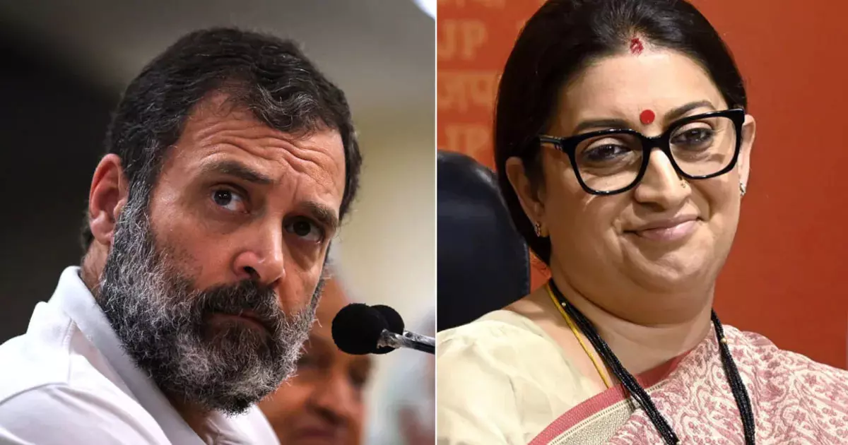 rahul and smriti irani rahul and smriti irani