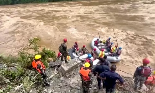 Nepal bus accident,Landslide,Nepal Accident,  River Landslide In Nepal,world news today,നേപ്പാള്‍ ദുരന്തം,നേപ്പാള്‍ ബസ് അപകടം,ബസ് നദിയിലേക്ക് മറിഞ്ഞ് അപകടം