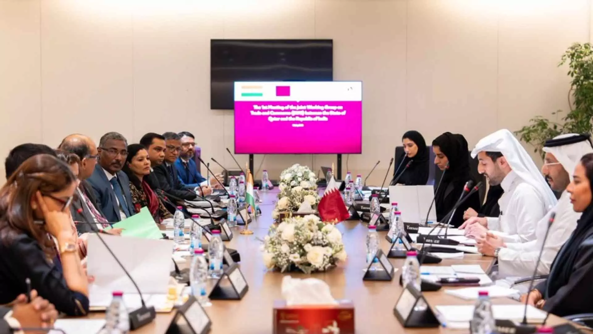 Qatar-India Bilateral Relations; The first meeting of the Indo-Qatar Joint Working Group on Trade was held in Doha Qatar-India Bilateral Relations; The first meeting of the Indo-Qatar Joint Working Group on Trade was held in Doha