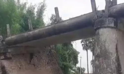 Bridge collapses again in Bihar; 14th bridge to collapse in a month,latest indian newsബീഹാറിൽ വീണ്ടും പാലം തകർന്നു; ഒരു മാസത്തിനിടെ തകരുന്ന പതിനാലാമത്തെ പാലം