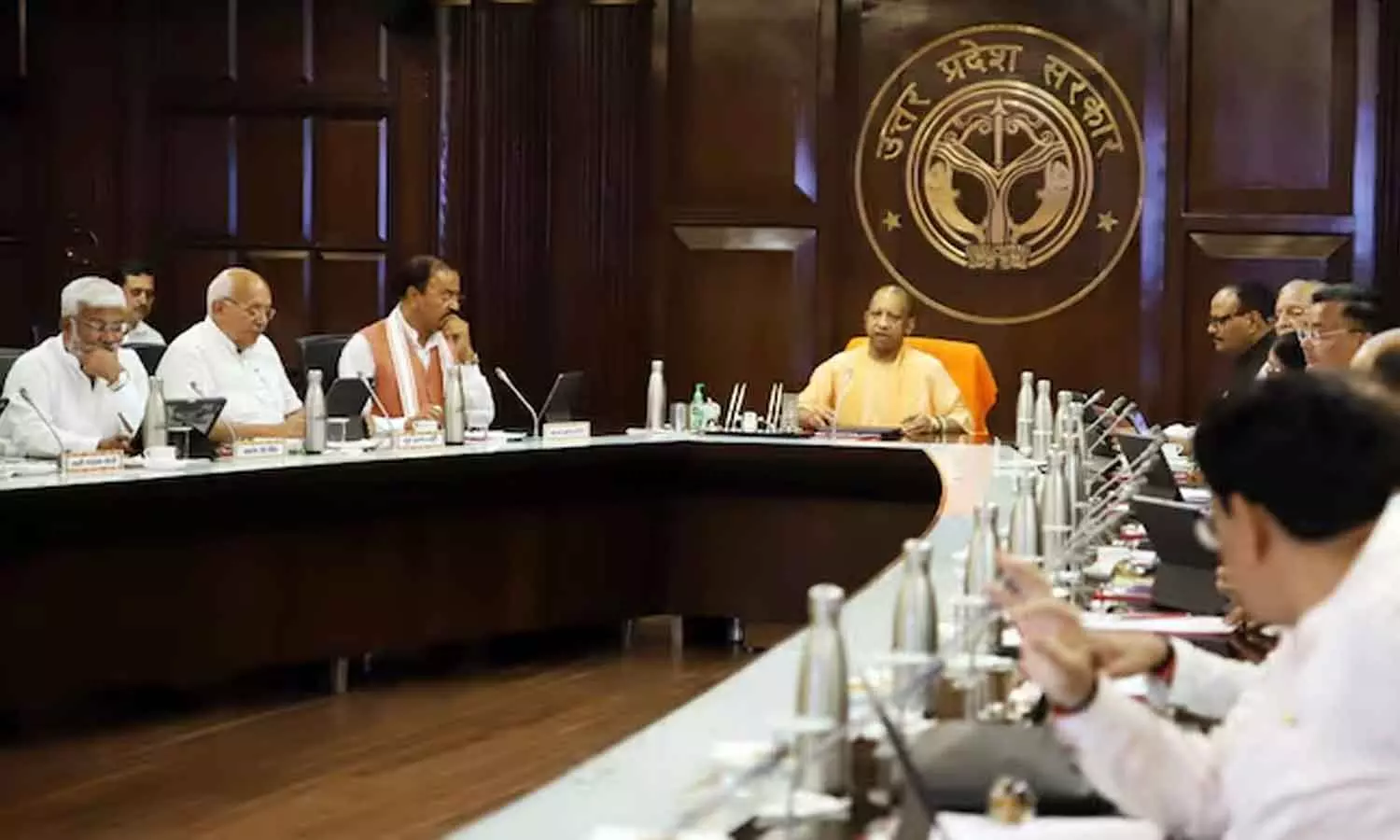 Yogi Adityanath, deputys differing views at review meet Yogi Adityanath, deputys differing views at review meet