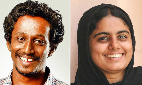 amal and faseela mehar ka kodungallur award