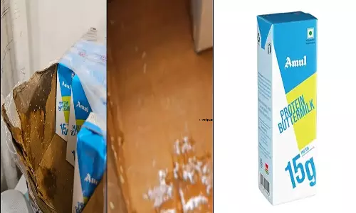 Worm in butter milk bought online: Youth shares ordeal, amul,latest news ഓൺലൈനായി വാങ്ങിയ ബട്ടർ മിൽക്കിൽ പുഴു: ദുരനുഭവം പങ്കുവെച്ച് യുവാവ്