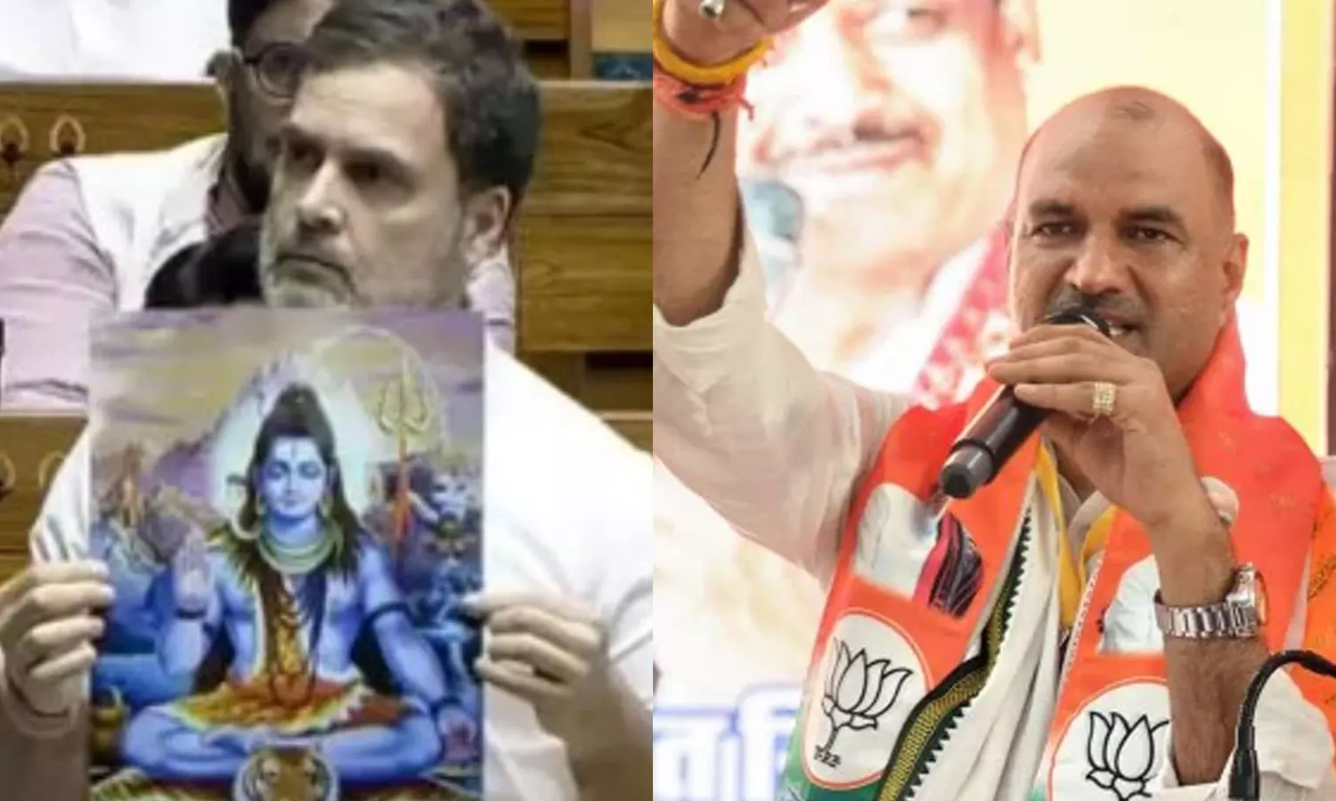 Rahul Gandhi, Rajasthan BJP chief, Parliament,Lord Shiva’s picture in Parliament,latest national news,രാഹുല്‍ ഗാന്ധി,ശിവന്‍റെ ചിത്രം ഉയര്‍ത്തി രാഹുല്‍,രാജസ്ഥാന്‍,ബി.ജെ.പി