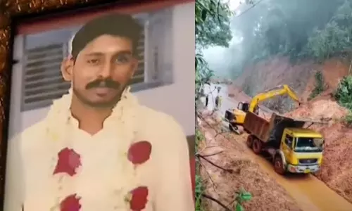 വണ്ടി ഇന്നലെ വരെ ഓണായിരുന്നു, ഇന്നും ഫോണ്‍ റിങ് ചെയ്തു; അങ്കോലയിലെ മണ്ണിടിച്ചിലിൽ കാണാതായ അർജുന്റെ ഭാര്യ