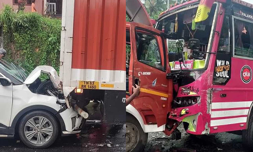 Several people injured in a vehicle collision at Karimba in Palakkad