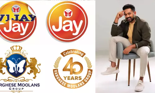 Actor Asif Ali as the brand ambassador for Varghese Moolans Group