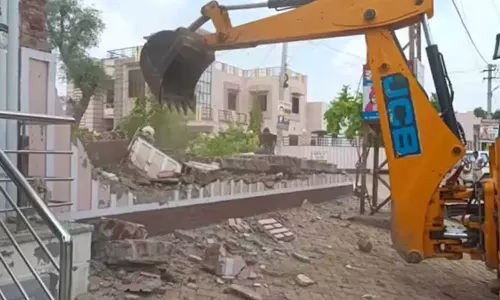 house of Rajasthan paper leak accused demolished