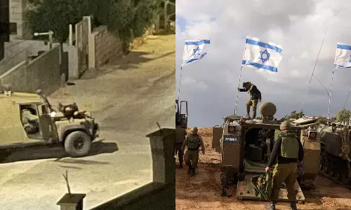 Israeli forces tie another Palestinian to jeep as human shield