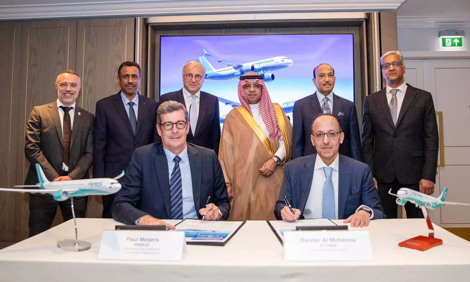 Saudi Arabias flynas Signs Agreement With Airbus To Purchase 160 Aircraft Saudi Arabias flynas Signs Agreement With Airbus To Purchase 160 Aircraft