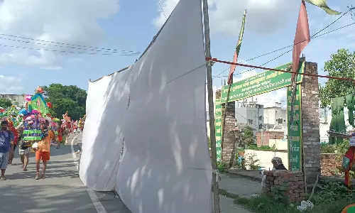 Covering of mosque, and dargah on Kanwar Yatra route in Haridwar sparks row, Covering mazaar on Kanwar Yatra, Kanwar Yatra controversy