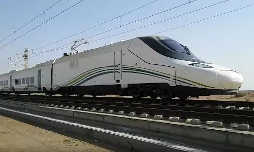 Increase in the number of people traveling by train in Saudi Arabia