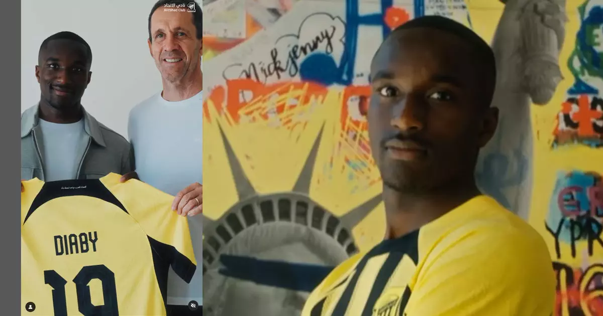 Saudi Pro League club Al Ittihad has acquired French winger Moussa Diaby.