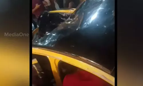 Accident during movie shooting in Kochi