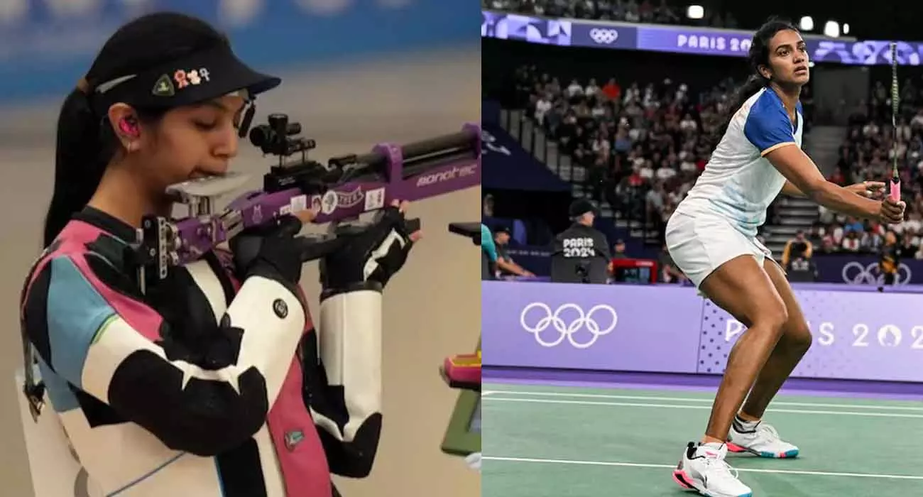 PV Sindhu wins in Paris; Ramita Jindal in the final in shooting PV Sindhu wins in Paris; Ramita Jindal in the final in shooting