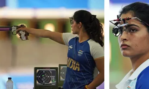 Indias first medal at Paris Olympics; Manu Bhaker won bronze in shooting