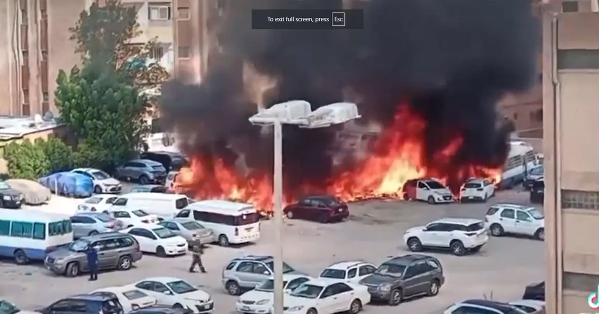 കുവൈത്തിൽ നിരവധി വാഹനങ്ങൾക്ക് തീപിടിച്ചു