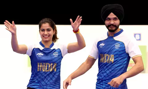 Paris Olympics: Manu Bhaker And Sarabjot Singh Secure Bronze In Mixed 10m Air Pistol