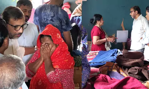 ഉരുൾപൊട്ടിയ  ചൂരൽമല ജമാഅത്തെ ഇസ്‌ലാമി അമീർ സന്ദർശിച്ചു