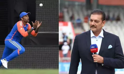 വിമര്ശകരോട് പോയി പണി നോക്കാന് പറ; സൂര്യയുടെ ക്യാച്ച് നേരില് കണ്ട അനുഭവം പങ്കിട്ട് രവിശാസ്ത്രി വിമര്ശകരോട് പോയി പണി നോക്കാന് പറ; സൂര്യയുടെ ക്യാച്ച് നേരില് കണ്ട അനുഭവം പങ്കിട്ട് രവിശാസ്ത്രി