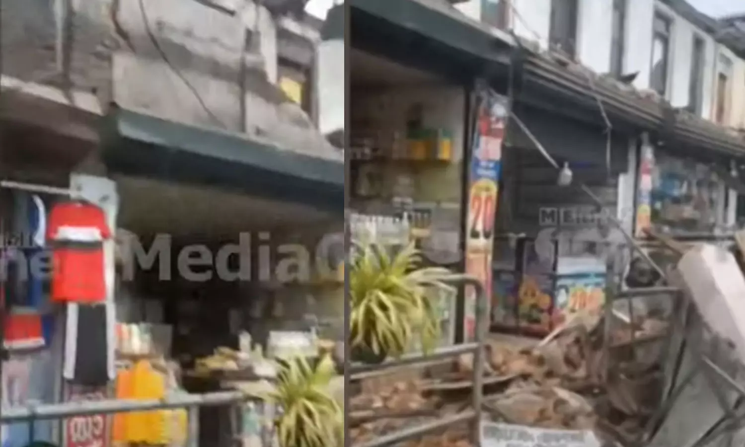 കല്പറ്റ ടൗണിൽ കെട്ടിടം തകർന്നു വീണു കല്പറ്റ ടൗണിൽ കെട്ടിടം തകർന്നു വീണു