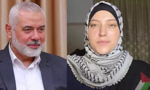 We can accepting this martyrdom with a smile-Ismail Haniyehs daughter-in-law Inas Haniyeh, Ismail Haniyeh assassination