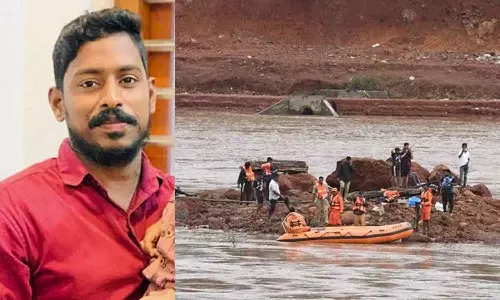 The search for Arjun was temporarily called off; After the dredger is delivered from Govi, it will resume, latest news malayalam അർജുനായുള്ള തിരച്ചിൽ താൽകാലികമായി നിർത്തി; ഗോവിയിൽ നിന്നു ഡ്രഡ്ജർ എത്തിച്ച ശേഷം പുനരാരംഭിക്കും