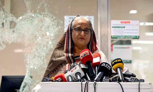 ബംഗ്ലാദേശ് വിട്ടോടിയ ശൈഖ് ഹസീന ഡൽഹിയിൽ