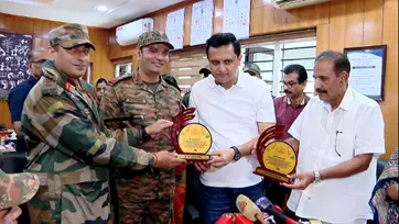 army sent off army sent off