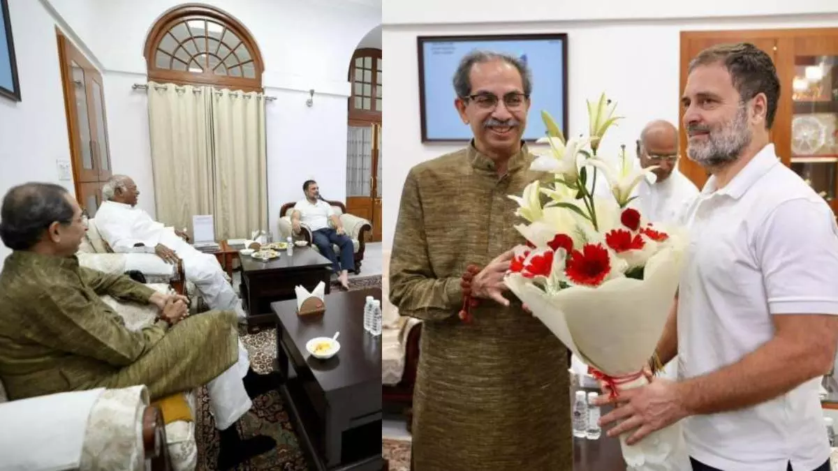 Uddhav Thackeray meets Rahul