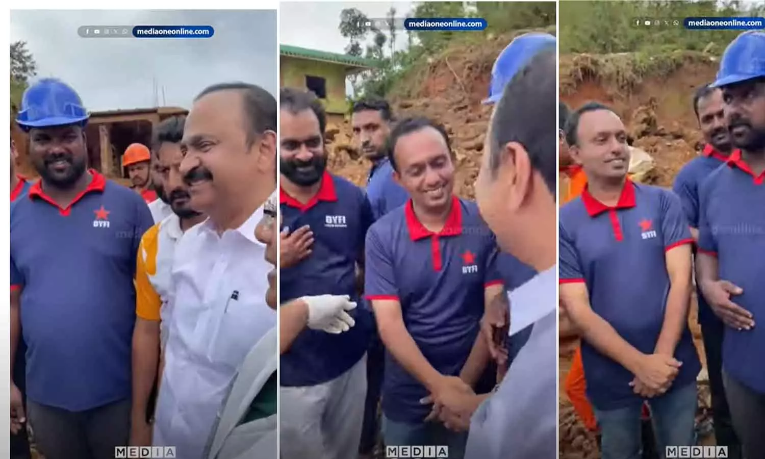 VD Satheesan shared friendship with DYFI volunteers