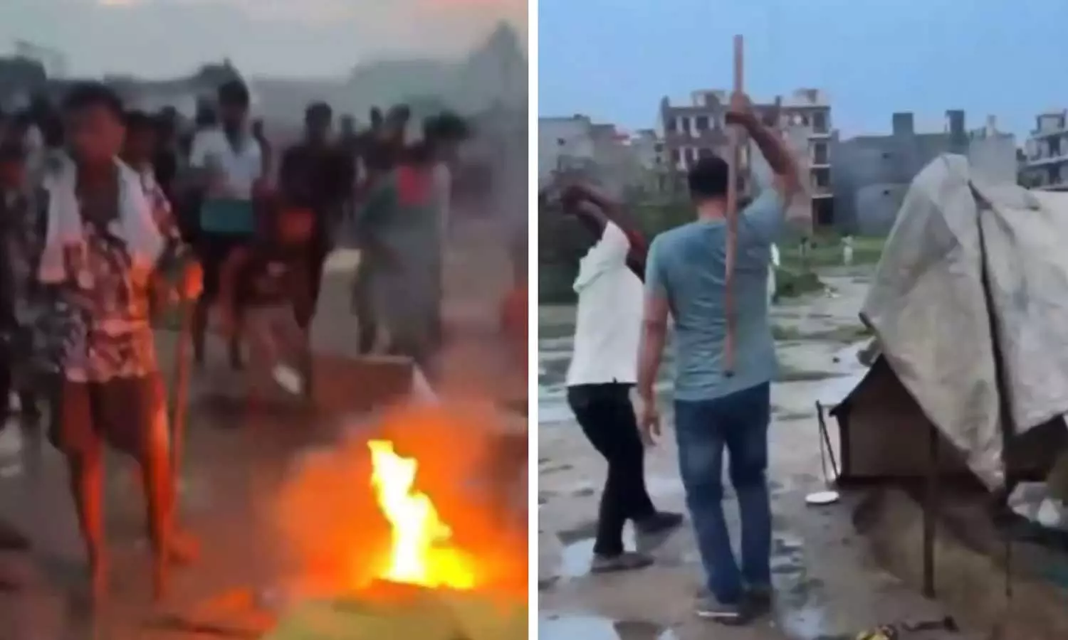 Hindutva Activists Burn Huts, Attack Residents Accusing Them Of Being Bangladeshis in Up