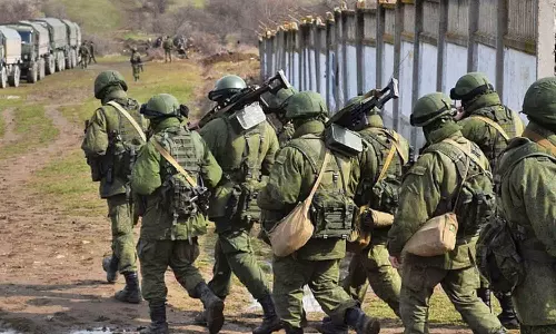 indians at russian army