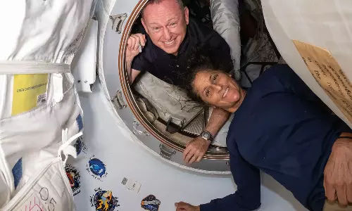 NASA, Sunita Williams, Barry Wilmore ,Astronauts Sunita Williams and Butch Wilmore,International Space Station,നാസ,സുനിത വില്യംസ്,ബുച്ച് വില്‍മോര്‍,അന്താരാഷ്ട്ര ബഹിരാകാശ നിലയം
