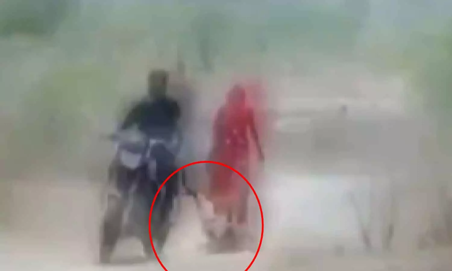 Tied wife to a bike and dragged; Husband arrested