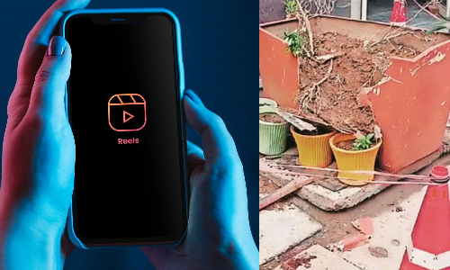 ബാൽക്കണിയിൽ ഇൻസ്റ്റഗ്രാം റീൽ ഷൂട്ട്; ആറാം നിലയിൽ നിന്ന് 16കാരി താഴേക്ക് വീണു, ജീവൻ രക്ഷിച്ചത് പൂച്ചട്ടി