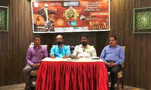 മസ്‌കത്ത് പഞ്ചവാദ്യ സംഘം ഒരുക്കുന്ന മസ്‌കത്ത് പൂരം ഓഗസ്റ്റ് 23ന്