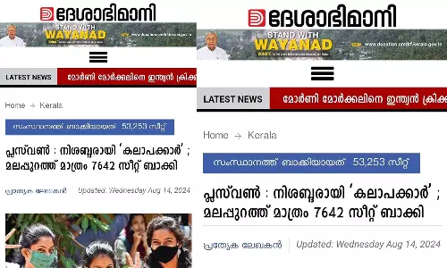 Plus one seat in Malappuram: Deshabhimani calls protesters as rebels